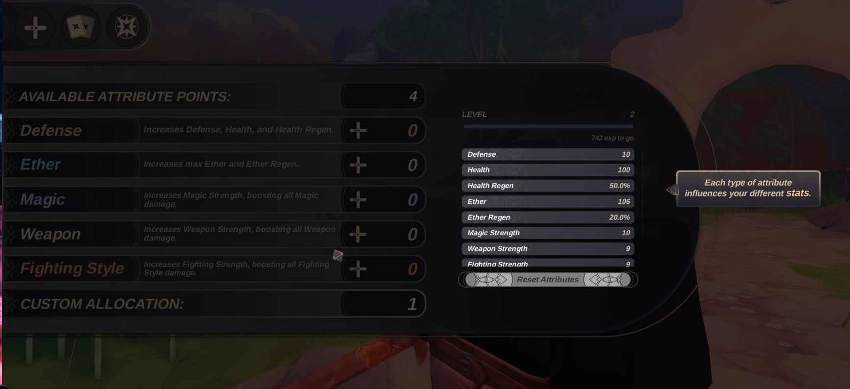 Attributes & Stats