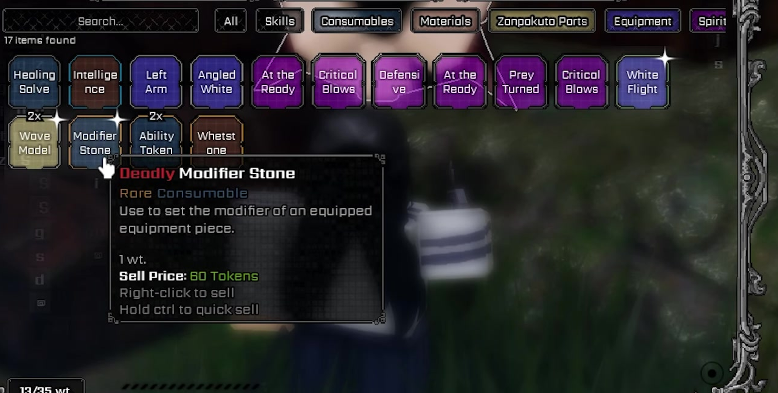 Modifier Stones in VV: Ultimatum