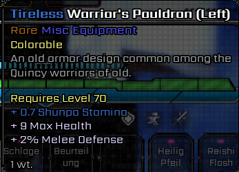 Warrior's Pauldron (Left) — screenshot 1