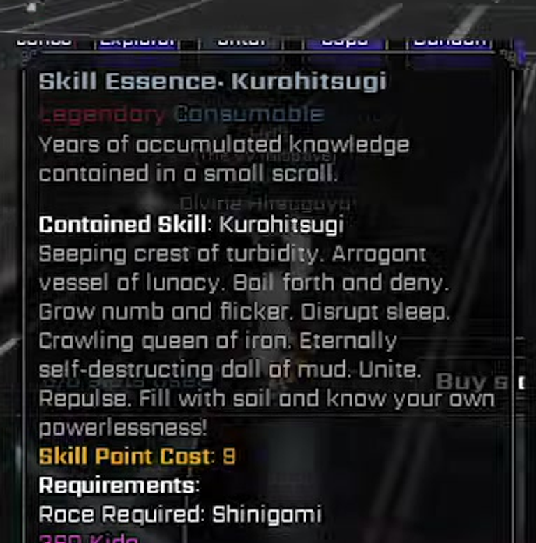 Kurohitsugi (SR) in VV: Ultimatum