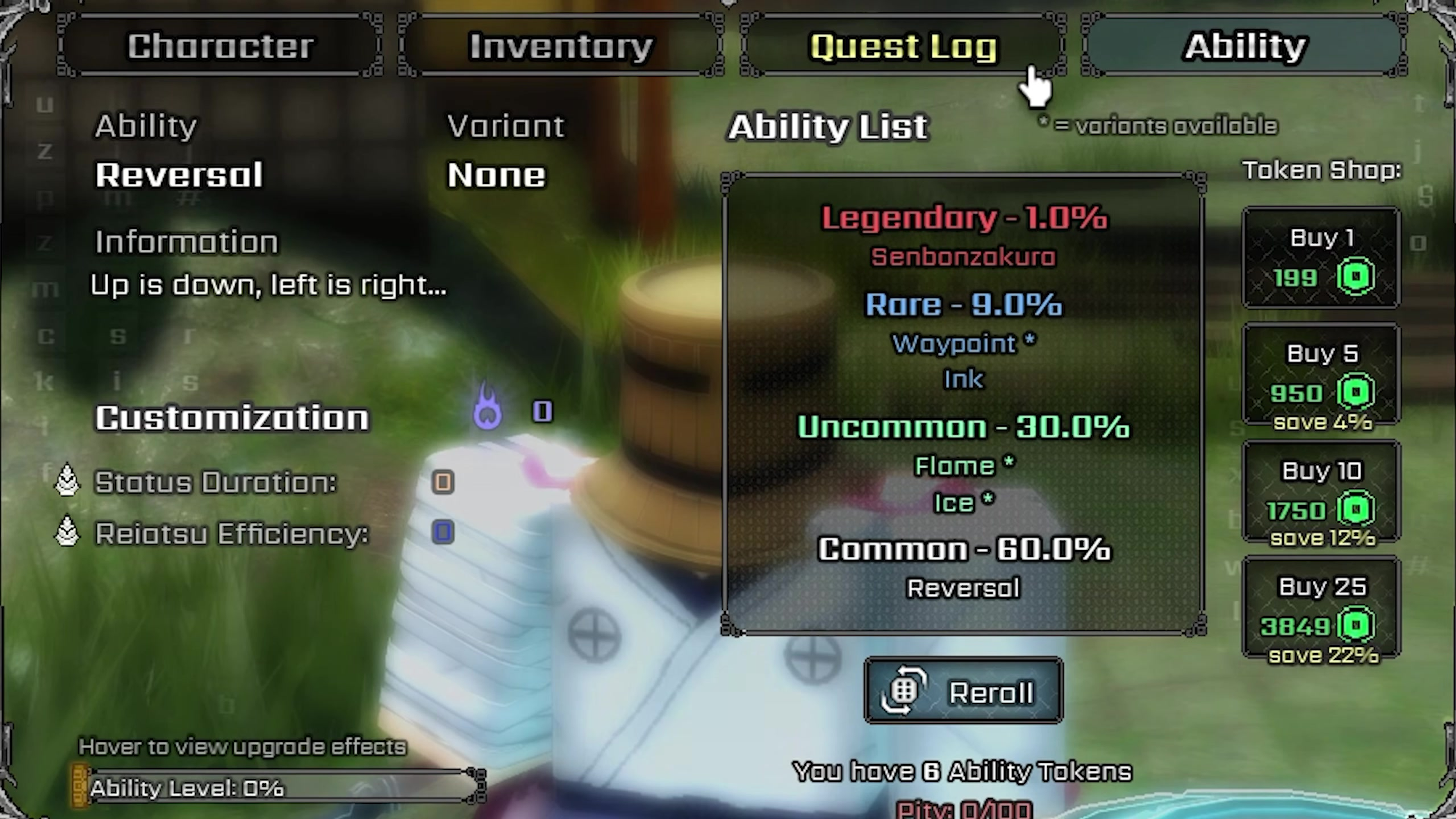 Reroll Economy in VV: Ultimatum